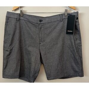NWT Lululemon  Commission Shorts‎ Slim Grey Men's Size 40 - 9" inseam LM7AFZS